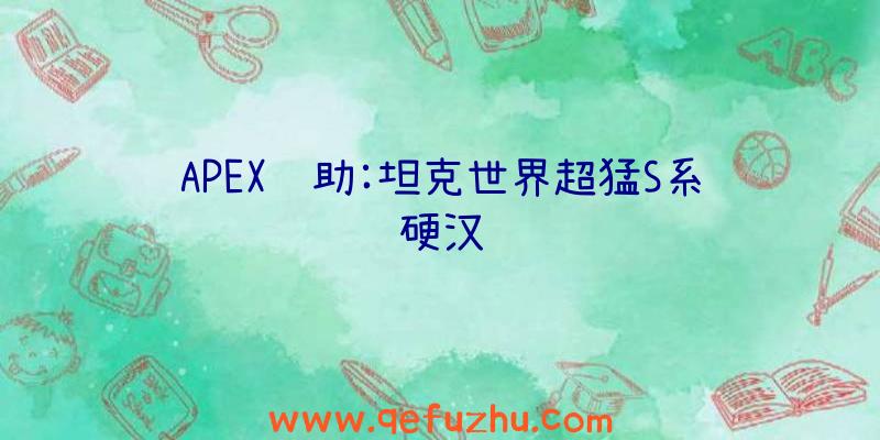 APEX辅助:坦克世界超猛S系硬汉