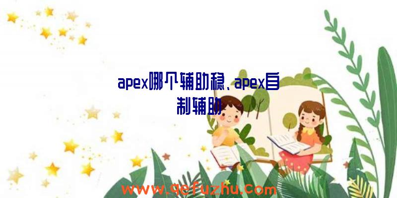 apex哪个辅助稳、apex自制辅助