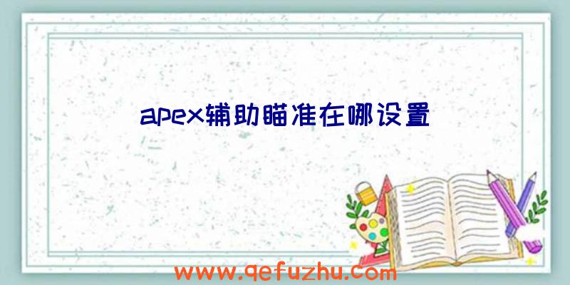 apex辅助瞄准在哪设置