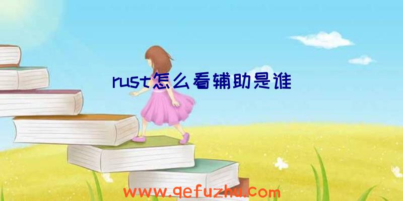 rust怎么看辅助是谁