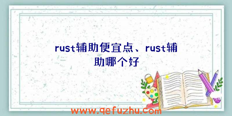 rust辅助便宜点、rust辅助哪个好