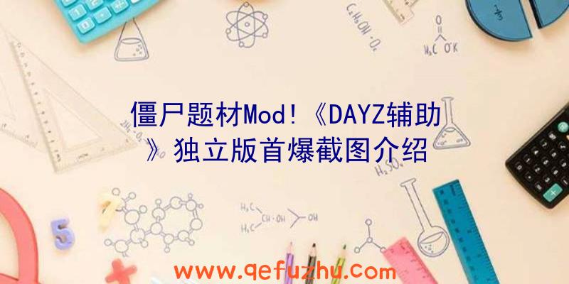 僵尸题材Mod!《DAYZ辅助》独立版首爆截图介绍