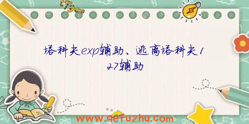 塔科夫exp辅助、逃离塔科夫127辅助