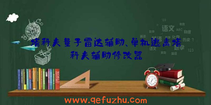 塔科夫量子雷达辅助、单机逃离塔科夫辅助修改器