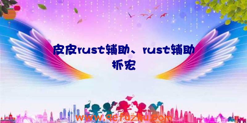 皮皮rust辅助、rust辅助抓宏