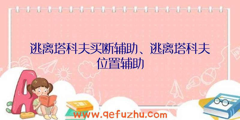 逃离塔科夫买断辅助、逃离塔科夫位置辅助