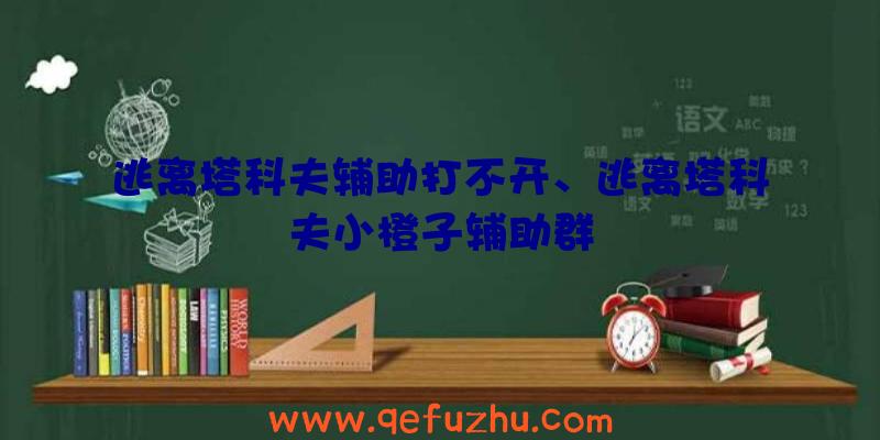 逃离塔科夫辅助打不开、逃离塔科夫小橙子辅助群