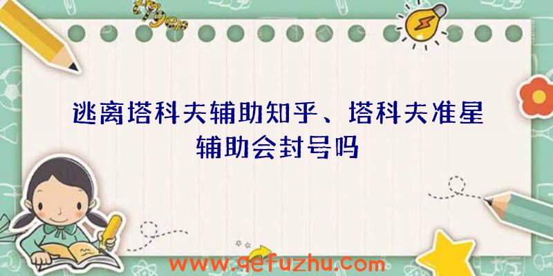 逃离塔科夫辅助知乎、塔科夫准星辅助会封号吗