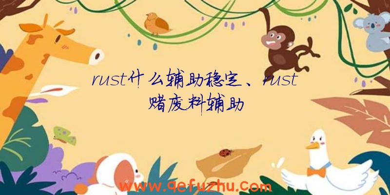 rust什么辅助稳定、rust赌废料辅助