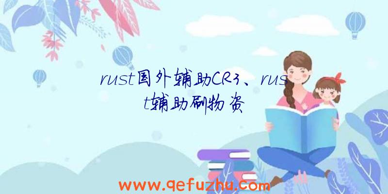 rust国外辅助CR3、rust辅助刷物资