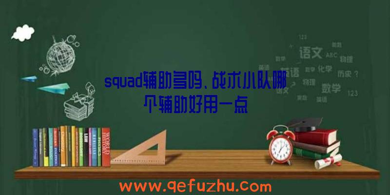 squad辅助多吗、战术小队哪个辅助好用一点