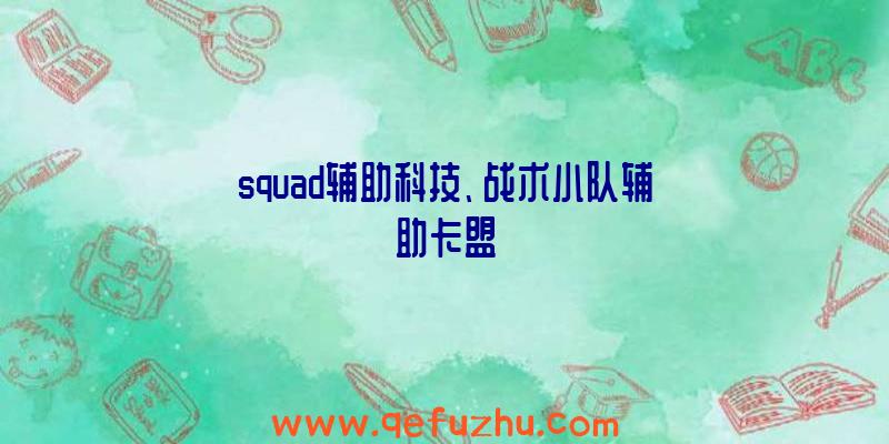 squad辅助科技、战术小队辅助卡盟