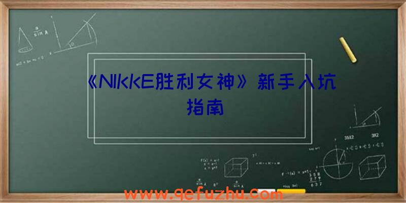 《NIKKE胜利女神》新手入坑指南