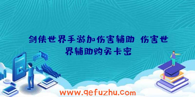 剑侠世界手游加伤害辅助、伤害世界辅助购买卡密