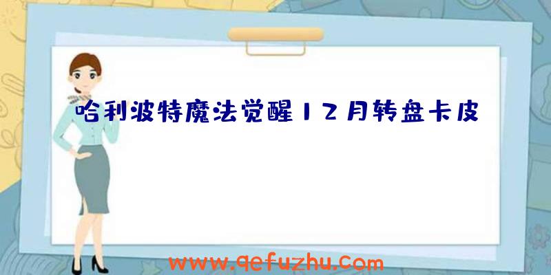 哈利波特魔法觉醒12月转盘卡皮