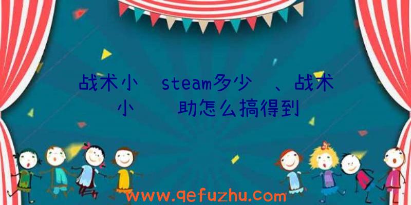 战术小队steam多少钱、战术小队辅助怎么搞得到