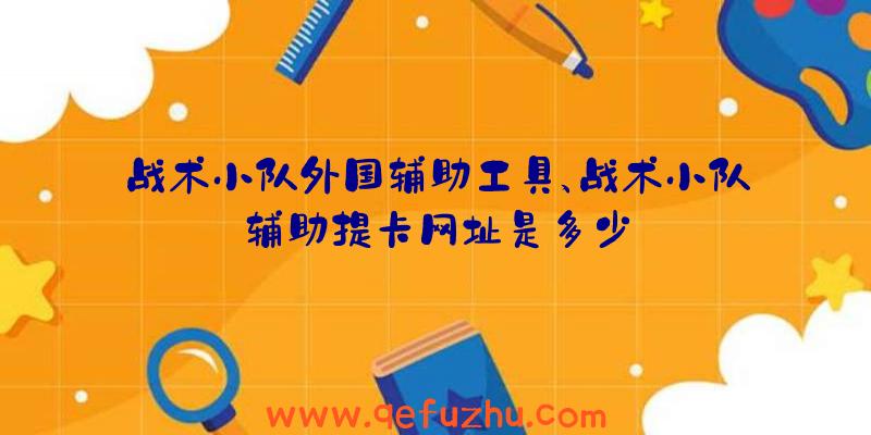 战术小队外国辅助工具、战术小队辅助提卡网址是多少