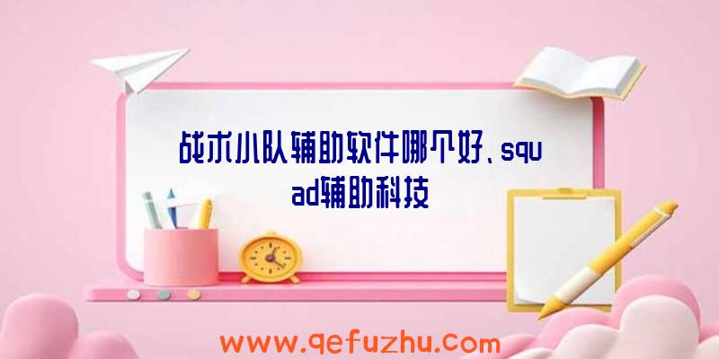 战术小队辅助软件哪个好、squad辅助科技