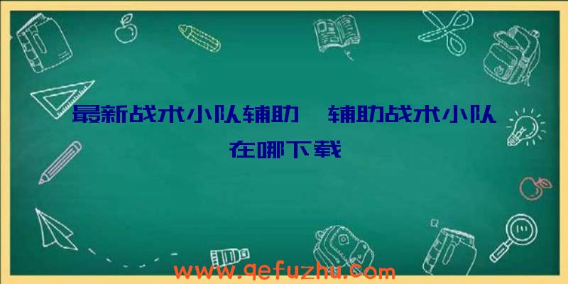 最新战术小队辅助、辅助战术小队在哪下载