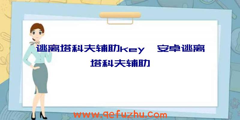 逃离塔科夫辅助key、安卓逃离塔科夫辅助