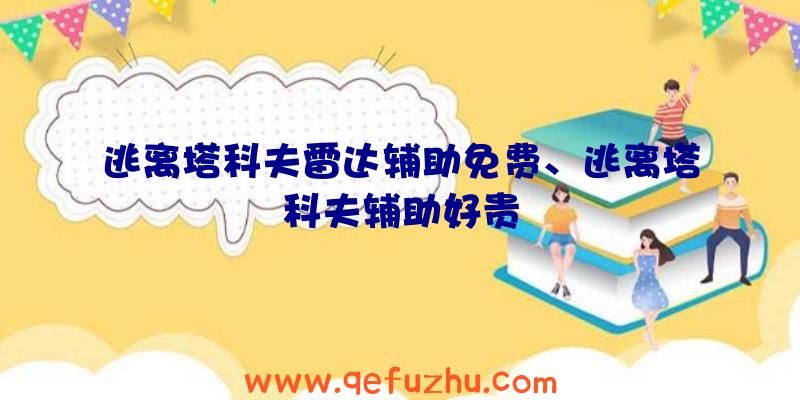 逃离塔科夫雷达辅助免费、逃离塔科夫辅助好贵